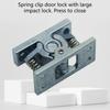 2Pcs Reinforced Spring Loaded Door Latches Zincs Alloys Construction Quiet Operations Rustproofed Heavy Use Lock