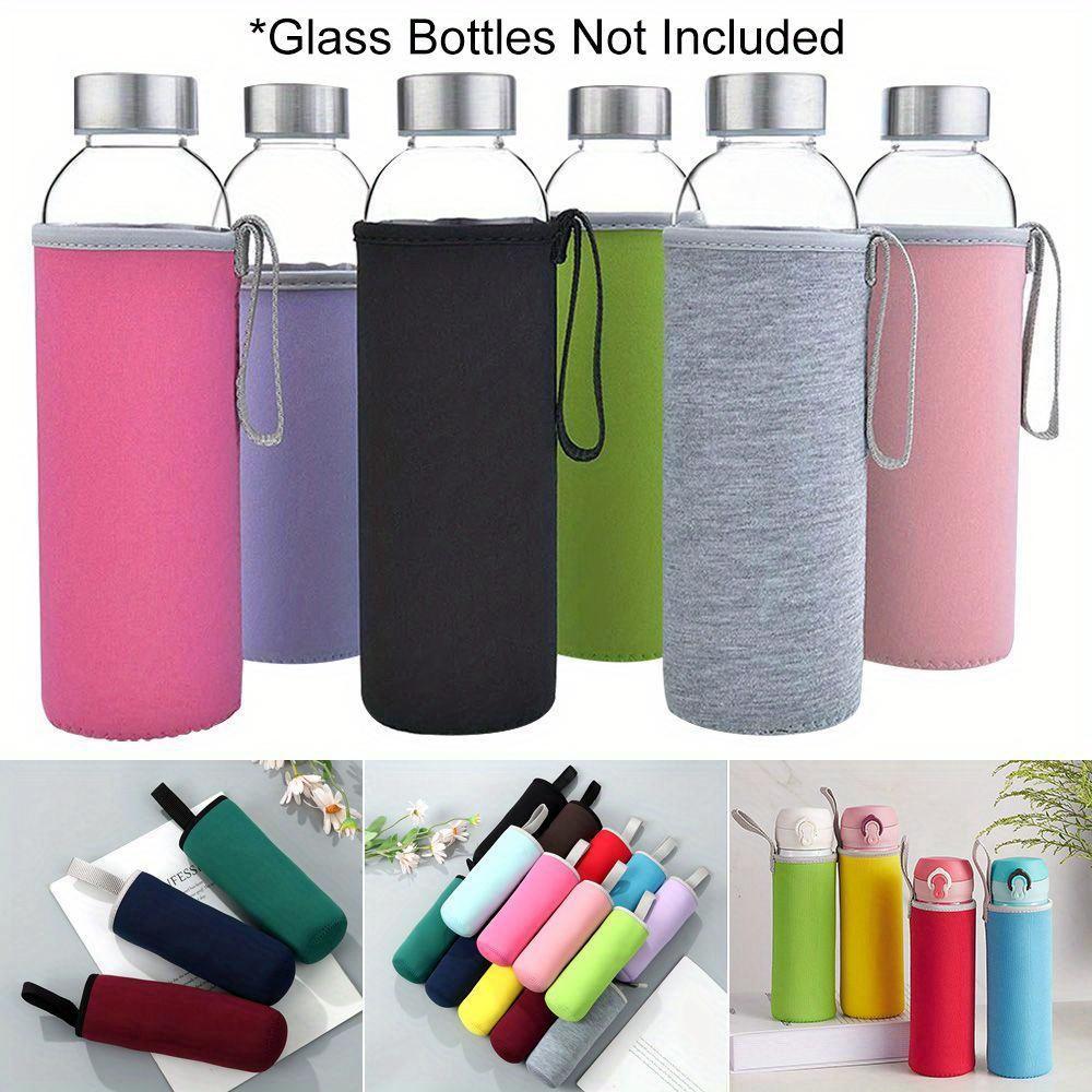 1 Stück Tragbare Neopren Thermobecher Wasserflasche Tasche Isolierhülle Beutel Glasflaschentaschen Sportzubehör