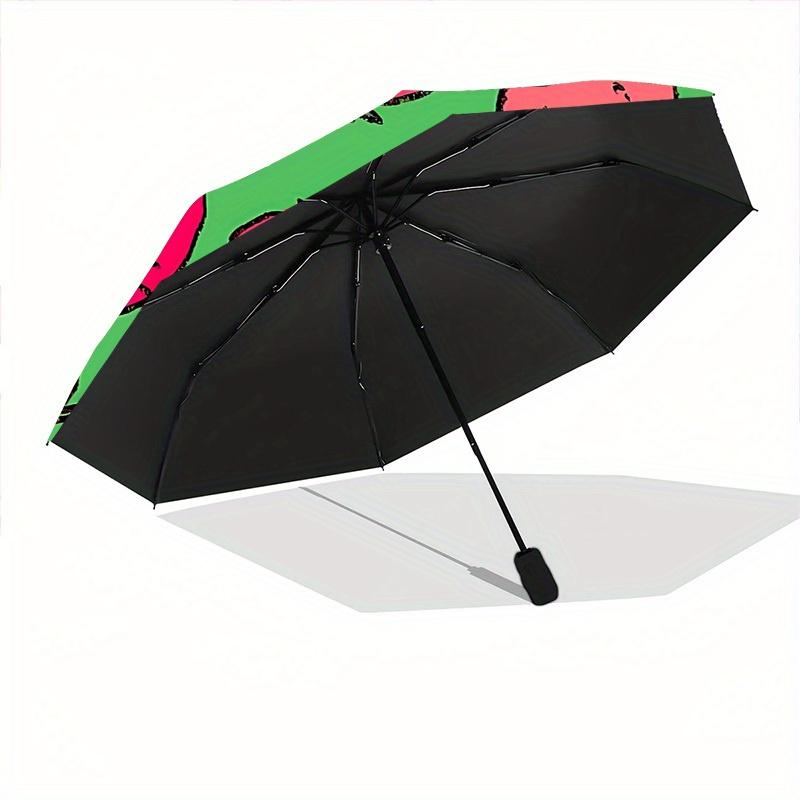 1pc Strawberry Cat Automatic Opening/closing Umbrella with Auto Open/Close, Windproof, Foldable Sunshade, Perfect Gift for Friends, Durable