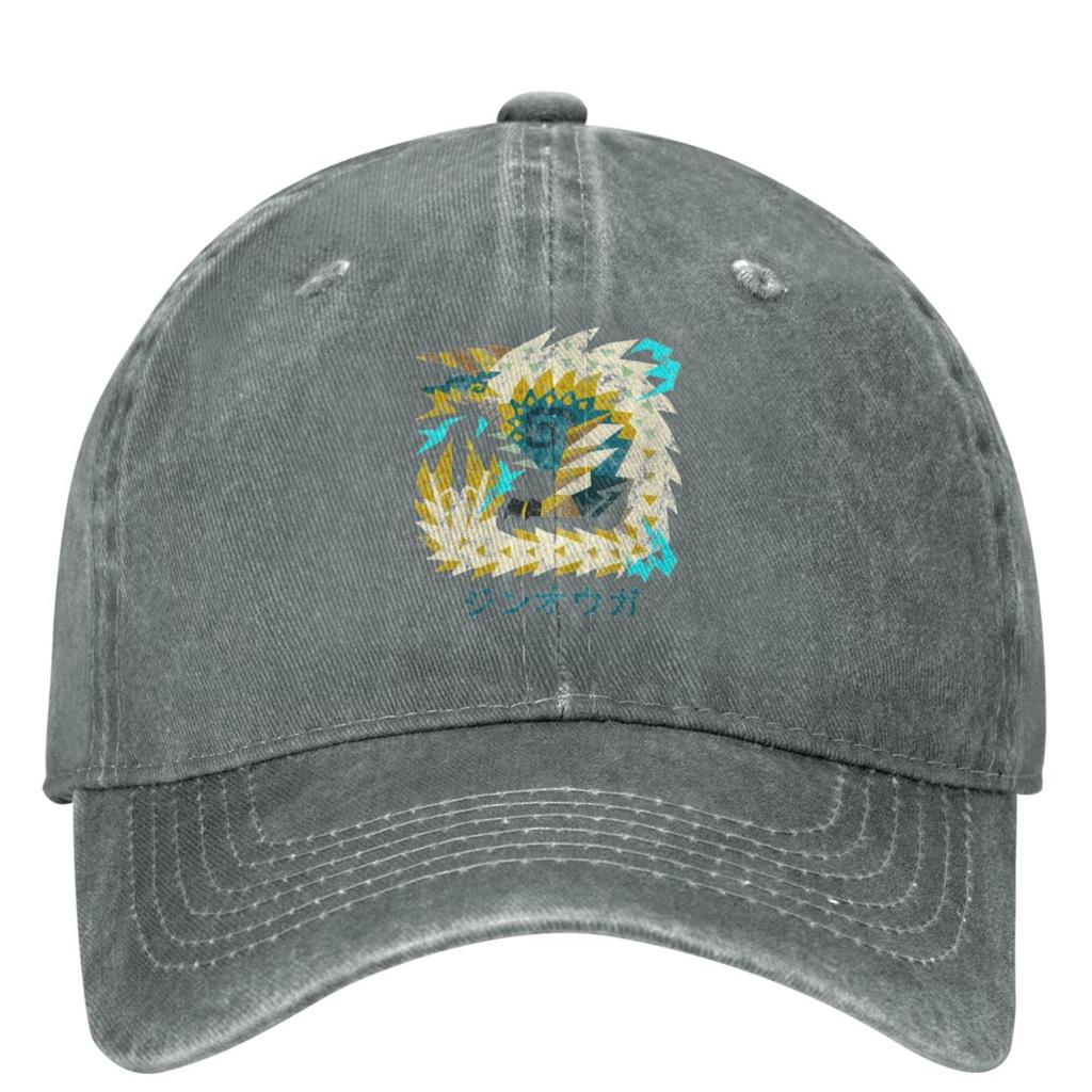 Monster Hunter World Iceborne Zinogre Kanji Icon Casual Baseball Cap Summer Trucker Hat Adjustable Outdoor Sports Hip Hop Hats