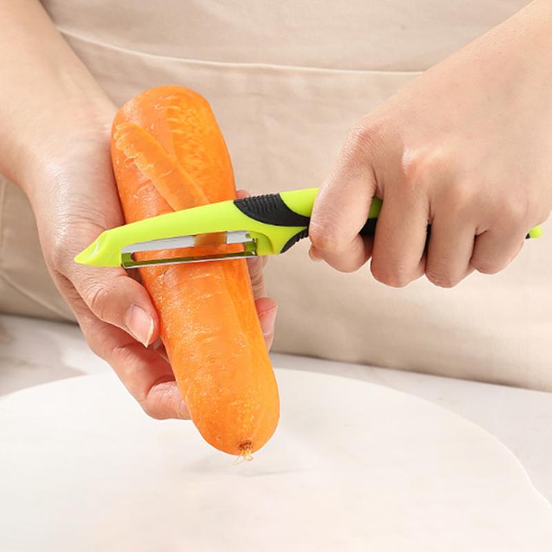 Multifunctional Vegetable and Fruit Peeler Kitchen Stainless Steel Manual Quick Peeler Kitchen Vegetable Processing Tool