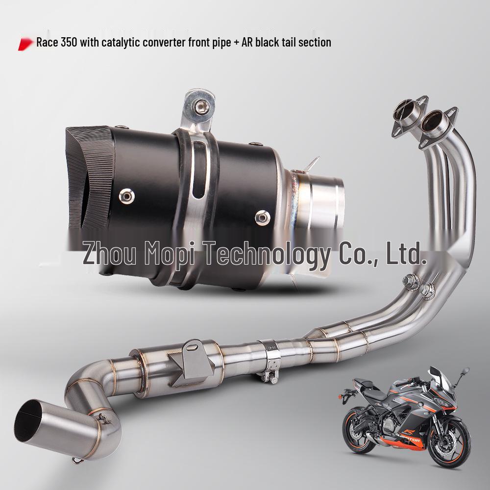 Stainless Steel Exhaust Muffler for Sai 350/400 - Front & Middle Sections, 51mm