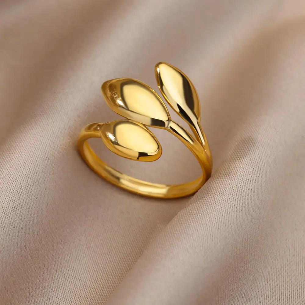 Stainless Steel Rings for Women 2026 Trend New Gold Color Ring Femme Wedding Couple Jewelry Free Shipping Item anillos mujer