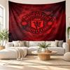 Manchester United Wall Tapestry, Soft Fabric Wall Hanging, Decorative Backdrop For Bedroom Home Wall Art