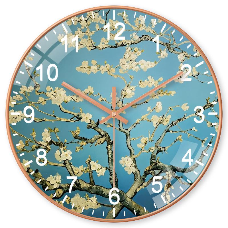 Cartoon Girl Wall Clock: Silent, Decorative Clock for Children s Room or Creative Girl s Bedroom 8-inch 20CM