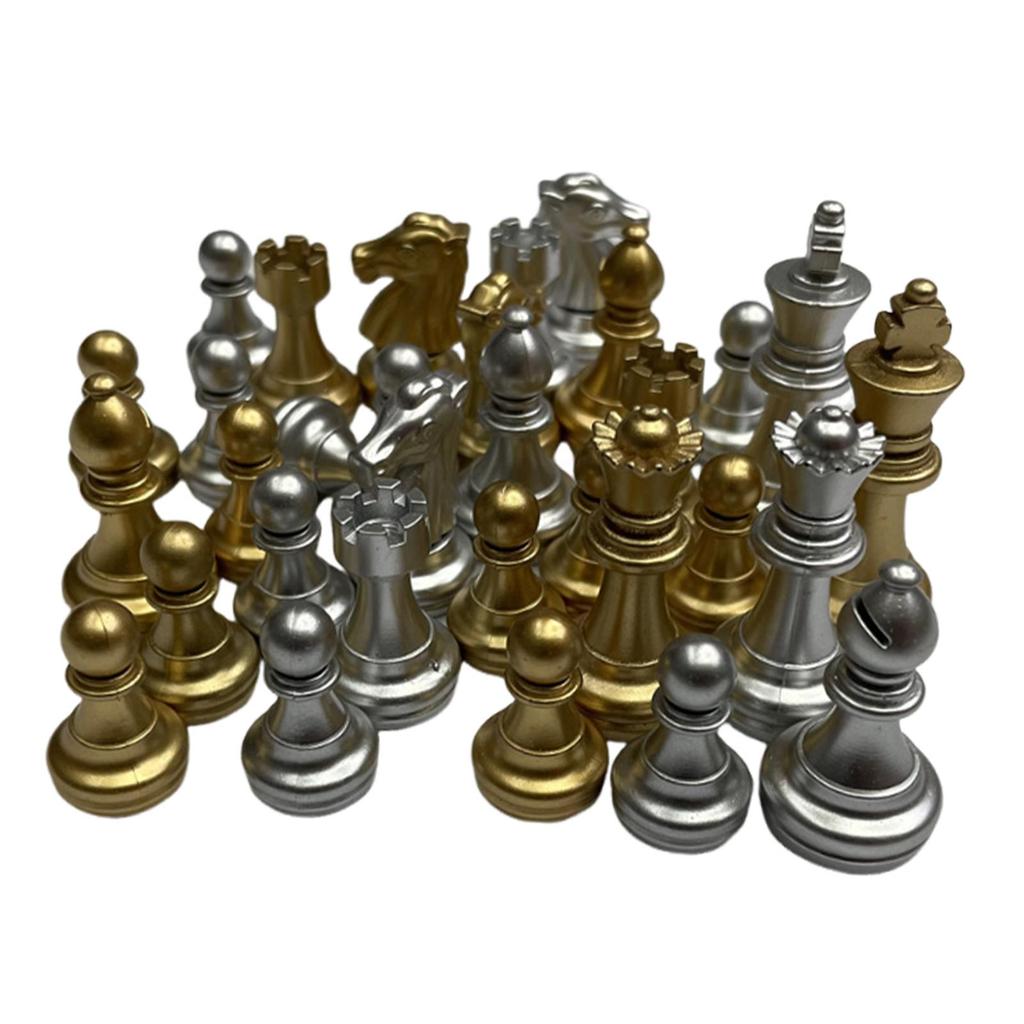 32Pcs Chess Pieces Chessmen for Chessboard Game Accessories Figurine