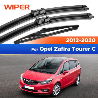 For Opel Zafira Tourer C 2012- 2013 2014 2015 Wiper Front&Rear Wiper Blades Windshield Windscreen Window Brushes 30"+28"+14"