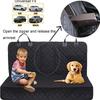 Pet Car Seat Mat 600D Oxford Cloth Rear Cushion Heavy Duty Dirt Resistant