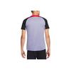 Nike Alphabet Logo Print Color Block Round Neck T-Shirt Men Tops Purple DN2803-545