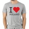 Camisetas Estampadas Para Hombre Y Mujer Ropa Informal A La Moda Holgada De Gran TamañO Polska I Love Poland 100