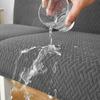 Wasserdichte Jacquard-Shell-Stuhlhussen, Spandex-Rückenlehne-Sitzbezug für Wohnzimmer, Büro, Bar, Bankett, Dekoration, Staubschutz, 1 Stück