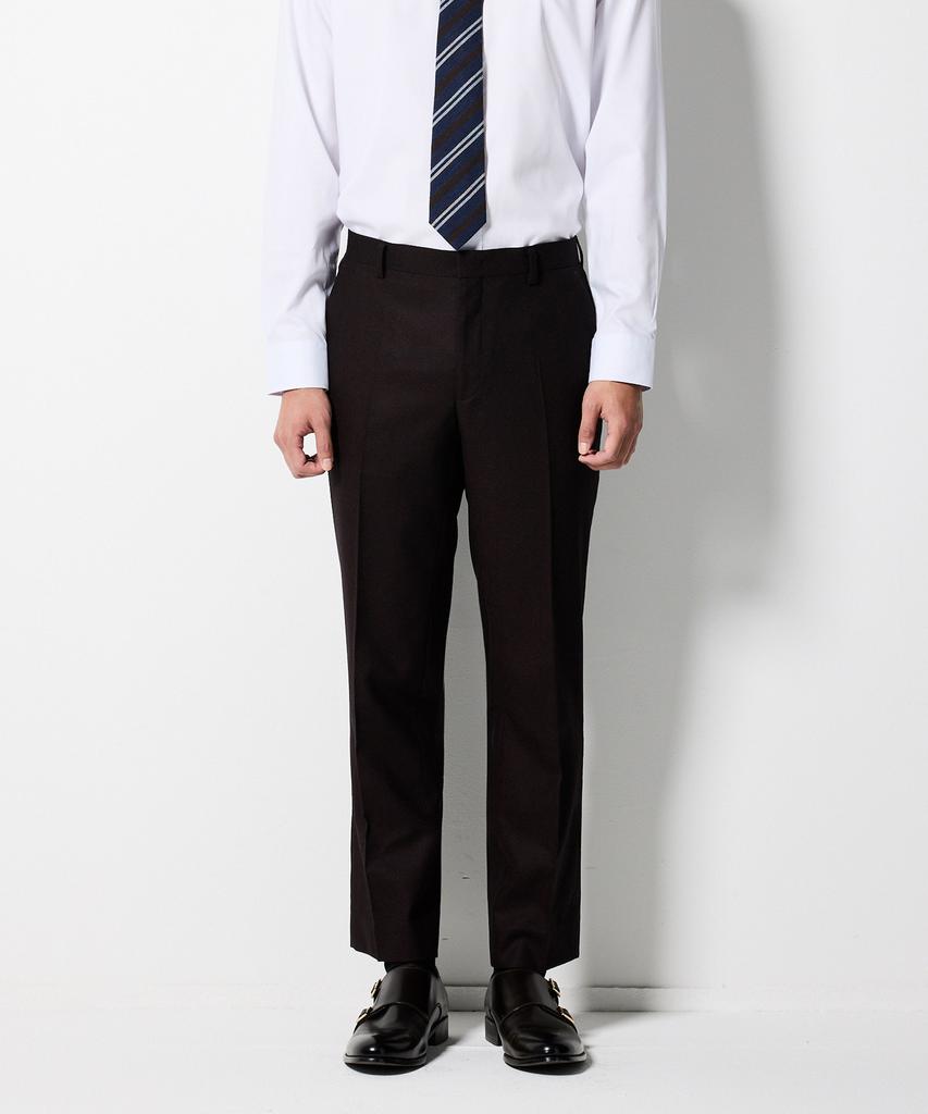 STCO Italy Guabello 100% Wool Double-Breasted Suit Setup Wine (Classic Fit)_Ssjvd93Set (A Type)