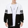 Puma Colorblock Sports Running Training Fitness Breathable Casual Zip Jacket Men Jacket White 847724-02