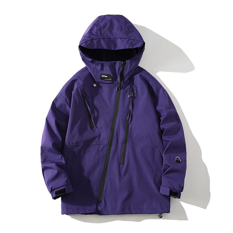 

Autumn New Arrivals Trendy Coats Casual Workwear Couples Jackets XXXL фиолетовый