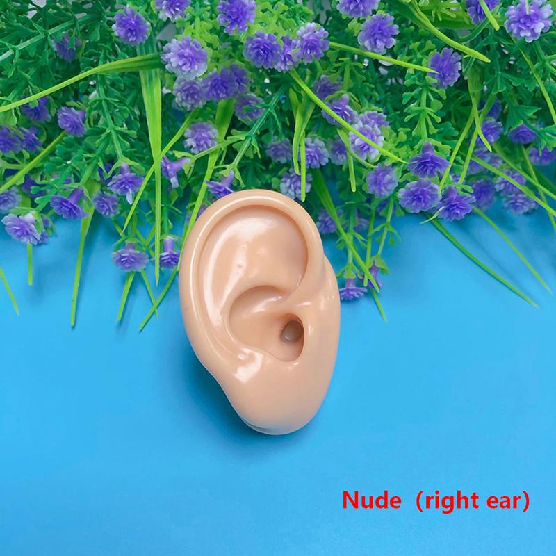 

1 шт. Мягкая силиконовая искусственная модель уха для обучения медицине, демонстрационные инструменты