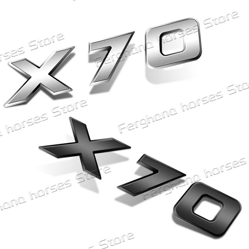 ABS Plastic 3D Letter Logo Car Body Fender Side Emblem Sticker For Proton X70 X50 Rear Trunk Badge Decals Accessories