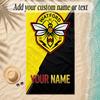Beach TowelWatford FC Custom Name Text Personalized Soft Towel for Beach Pool Indoor Home Decor Gift