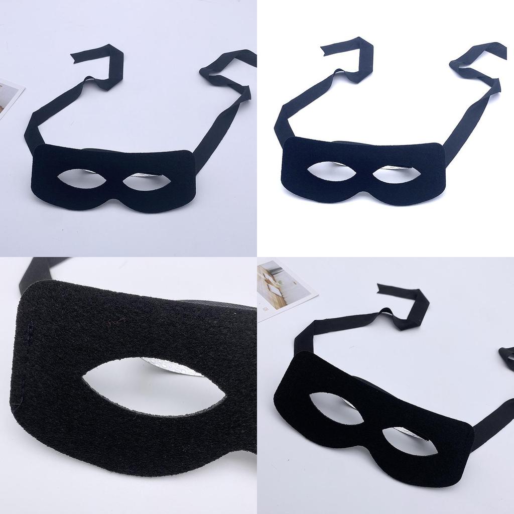 Halloween Zorro Mask Eyepatch Cosplay Costume Accessory For Party And Costume Enthusiasts