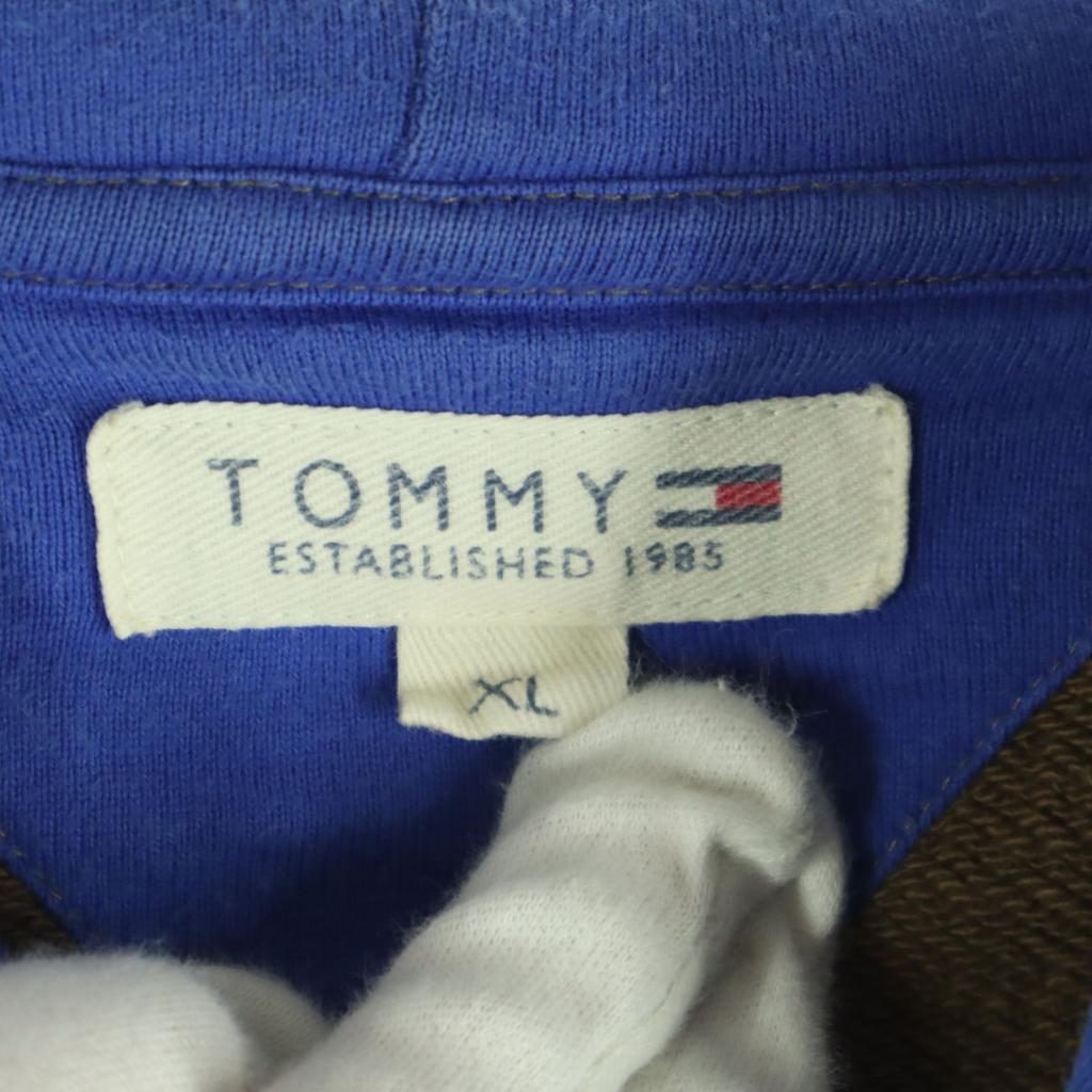 Beauty products TOMMY Overall handle Long sleeve sweat Zip hoodie XL Men's Used