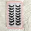 Wholesale Wispy Faux Mink Full Strip 3D Multi Layered Black 8MM-30MM Cruelty-Free Durable Eyelashes Targeted Vendor