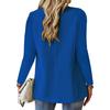 Damen Business Anzugjacke Revers Langarm Einknopf Anzugjacke mit Taschen Einfarbig Lockere Passform Business Oberbekleidung Arbeitskleidung