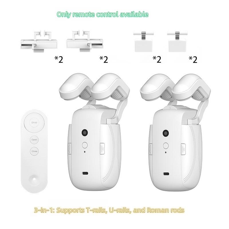 WiFi Curtain Robot, Smart Home Curtain Assistant, Remote-controlled Automatic Smart Electric Curtain Motor