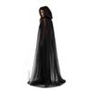 Cape noire mariée fantôme sorcière vampire costume de jeu halloween cosplay âme errante costume de fantôme
