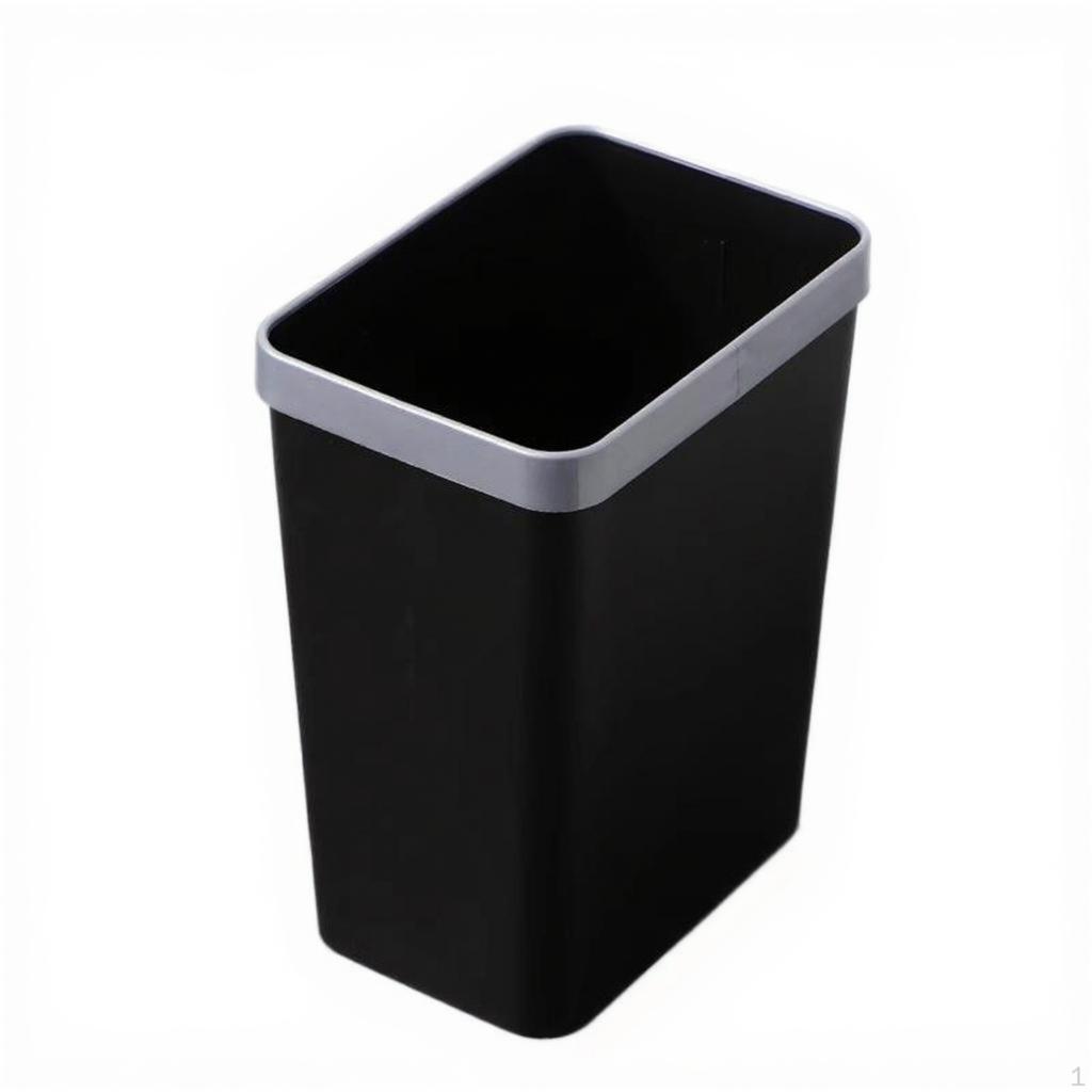Bathroom Trash Can, Rectangular Waste Bin, Large Capacity, Lidless, Suitable for Home and Office,
