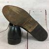80s Vintage Rare LOTTO CONCEPT All Leather Punch Cap Toe 46 28.5-29.5 Black Dress Shoes Business(USED)