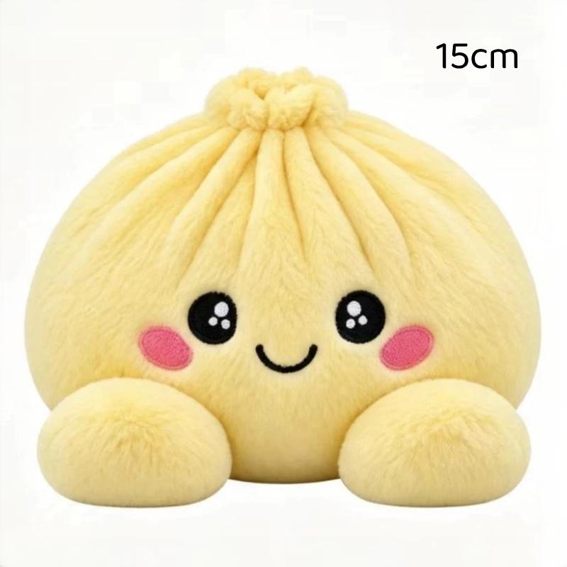 Rainbow Plush Dumpling Squeeze Toy Soft Stress Reliever Fidget Doll 1Pcs for Kids Travel Play Christmas Stocking Stuffer