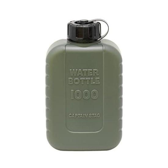 Captain Stag Water Bottle Poly Tank 1000ml Measurements Olive Made Japan Lagoon UE-2043