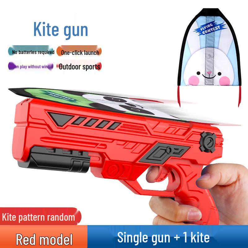 Handheld Light-up Foam Airplane Catapult Toy for Kids & Parents