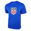 Icon Sports EE. UU.. Federación de Fútbol USMNT Camiseta para Adultos Azul Real Color del Logo
