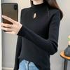 Sweater for Women Autumn Winter Thickened  Warm Knitted Stretchy Long Sleeve Oversize Tops
