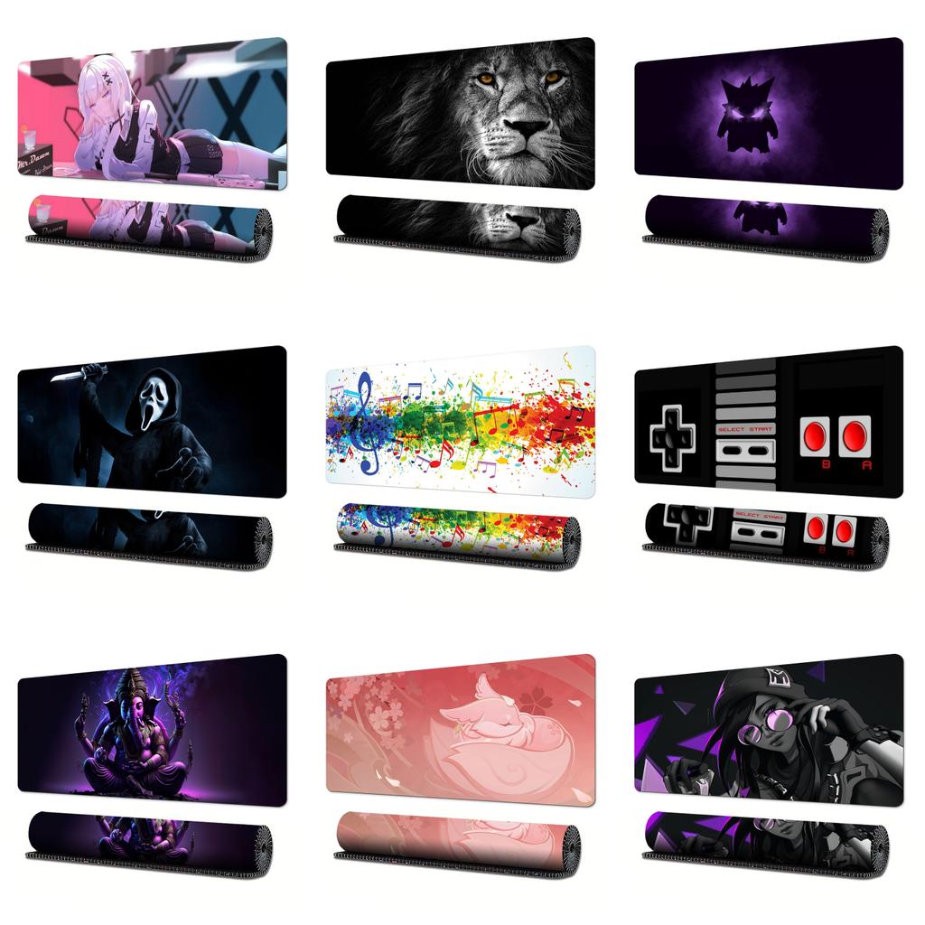 Office Desk Mat Natural Rubber Large Non Slip Gaming Mouse Pad For Adults