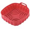 Minimalist Solid Color Silicone Air Fryer Baking Mat and Pizza Pan