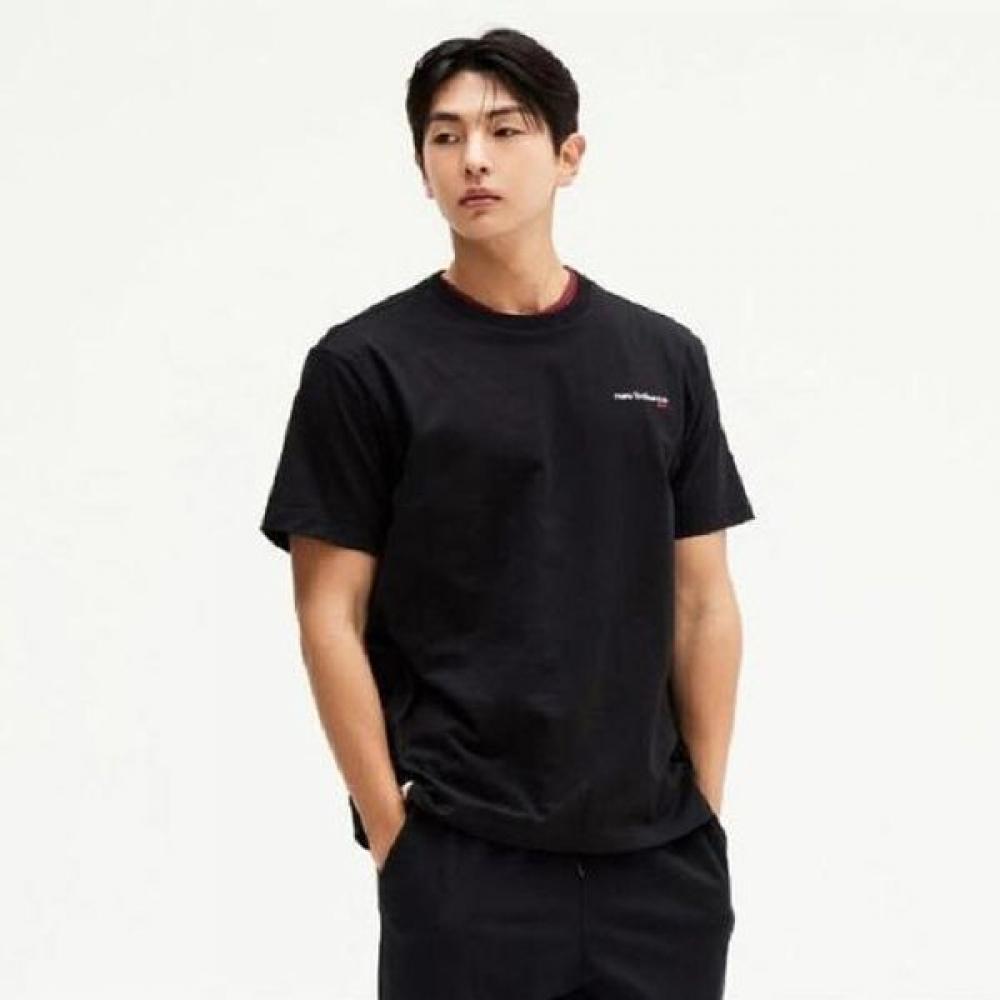 

New Balance Футболка с коротким рукавом Half Club Backboard с большим логотипом Nbnee21023 19 black/90 (S)