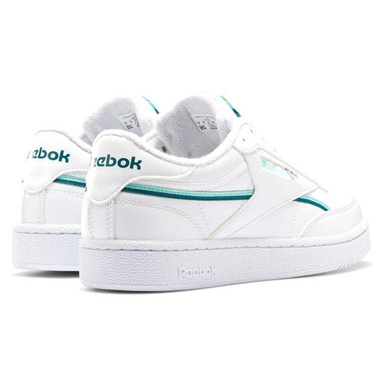 Reebok Club C 85 Vegan White Hint Mint Unisex Sneakers Footwear-White Midnight-Pine GX7562
