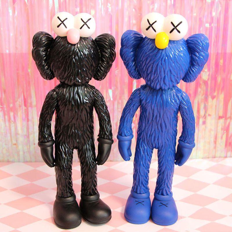 Vibrant 12-inch Kaws Exhibition Sesame Street Kaws Bff Pvc Doll For Collectors