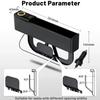 Car Seat Gap Filler Organizer with USB-A + USB-C Fast Charging Ports Multifunctional Storage Box