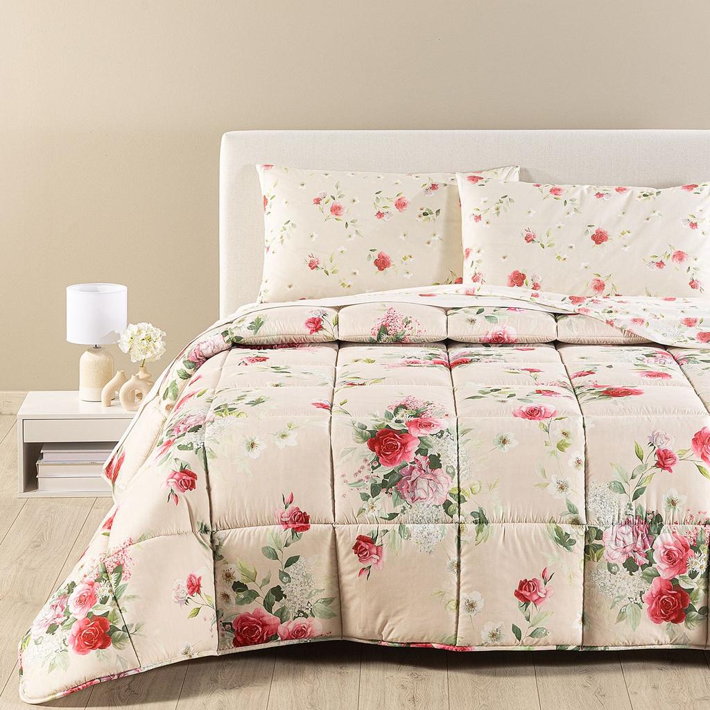 Trapunta Rosier in Raso Jacquard 300 gr/mq