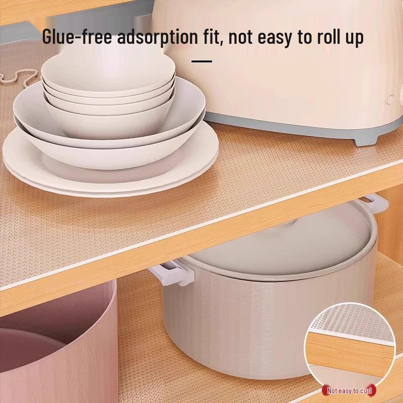 Waterproof & Moisture-Proof Drawer Liner for Cabinets: Thick Oil-Proof Mat for Kitchen, Wardrobe, and Shoe Storage