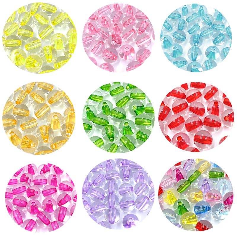 14mm Bracelet Necklace DIY Transparent Accessories For Jewelry Making Pearl Spacer Loose Beads Acrylic Round Beads  Accessories