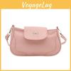 Compact Pu Shoulder Bag With Bow Decoration And Inner Layer For Daily Commuting