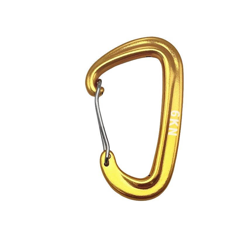 UOSU 7075 Aluminum D-Ring Carabiner 4-Pack