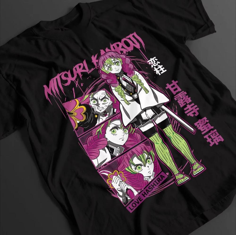 Demon Slayer Men's Women's T Shirt Inosuke Hashibira Japan Anime Summer Boy Spring and Autumn Children's Short Sleeves Parent-Child Wear