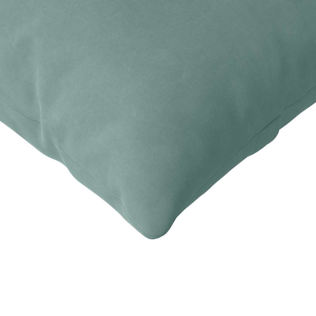 Sofa Cushions 2 Pieces Sea Green 120 X 40 Cm Cord Fabric