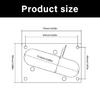 Heavy Type Chrome Pickup Frame 4 Reinforced Screws Enhances Stability For Guitar Bridge Pickup Assembly