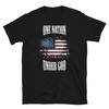 One Nation Under God Christian USA American Flag Short-Sleeve Unisex T-Shirt