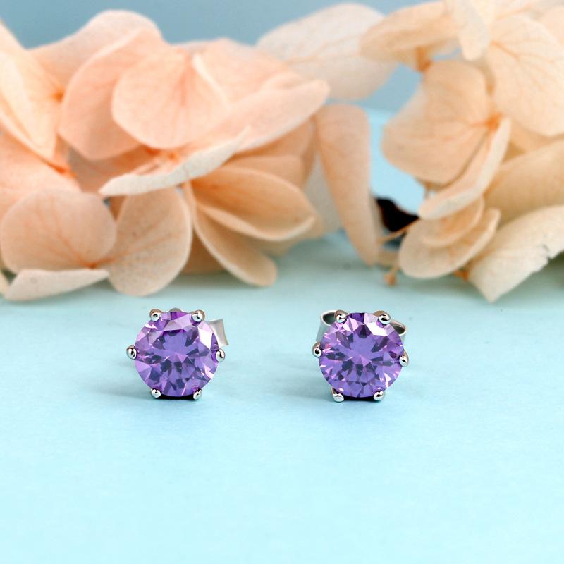 

Ювелирные изделия Шестилапчатые серьги-гвоздики Циркон Модный нишевый дизайн Sense Корейский стиль Женские серьги-гвоздики Ins